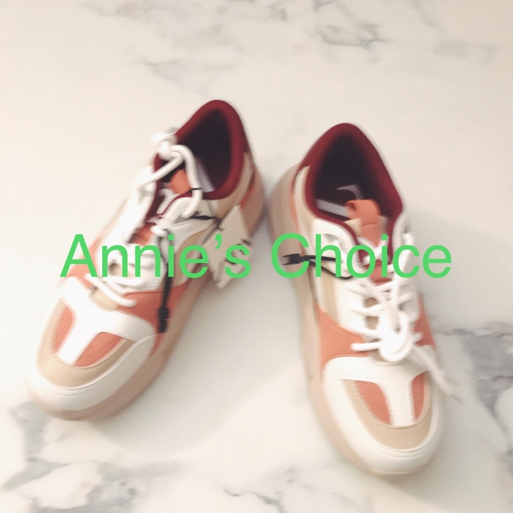 ZARAS Thick Soled Sneakers:Multicolor, US 8/EUR 39